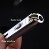 Aomai Jet Torch Lighter con Safe Lock Mola Accendini a gas butano ricaricabili per sigari Accessori per fumatori da cucina