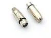 1pcs 3-pin XLR-ljudkraftkontakt till 3,5 mm stereouttagsadapter