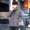 Parka da uomo in piumino 2022 invernale corto imbottito in cotone giacca casual in stile coreano per giovani con cappuccio1