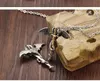 유럽 ​​및 미국 유행 남성의 바위 패션 Pterosaur 황금 검 남자 티타늄 강철 목걸이 WY1325