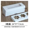 20st White Kraft Paper Box With Window 1 2 3 4 6 8 Hole Cupcake Box Insert Liten STOR CAKE PACKING MUFFIN CARTLEBARE312T