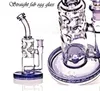 Straight fab egg glass bong matrix perc 14mm Joint smoking water pipe glass bong recycler oil rigs dab rig glass pipes free shipping