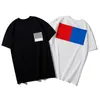 Mens Designer T Shirt High Quality Loose Fit Men Women Hip Hop Short Sleeve Black White Fashion Mens Round Neck Tees