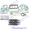 New S3L Cylinder head & valves & engine gasket kit For Mitsubishi engine fit mahindra 2015 tractor engine