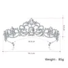 Bruids Tiara's met Steentjes Bruiloft Sieraden Meisjes Headpieces Verjaardag Partij Prestaties Pageant Crystal Crowns Wedding Accessoires BW-DA004