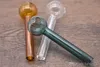 Оптовых красочных 12ммы Pyrex масла горелка Pipe Glass Tube вода Nail Труба Масло для курения Ручных труб Толстых стекол труб для Bong