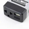 Universale 2 IN 1 DC 12V 24V a CA 220V Auto Mobile Convertitore di alimentazione per auto Inverter Caricabatterie con presa per caricabatterie USB Accendino con tracciamento