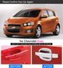 Car Chrome Door Handle Capa para Chevrolet Sonic Aveo T300 Holden Barina 2012 2013 2014 2016 2016 2016 2018 2019 Acessórios