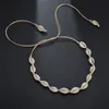 Белое оболочное ожерелье Кокер с длинной цепной раковиной ожерельем летние пляжные ювелирные украшения Женщины Женщины воля и песчаный