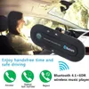 Sun Visor BluetoothスピーカーフォンMP3音楽プレーヤーワイヤレスBluetooth送信機ハンズフリーの車のキットBluetoothレシーバースピーカー車の充電器