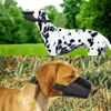 Nylon Material Dog Muzzles Upgrade Version For Small Medium And Large Dog Breathable For Preventing Biting Barking And Chewing Black 7PCS