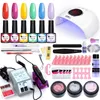 Kit de manucure UR SUGAR, ensemble de Gel pour ongles avec lampe LED pour ongles, perceuse 20000 tr/min, Kit de vernis acrylique, outil d'art 7993945