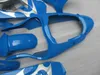 Kits de carenado chinos personalizados gratis para Kawasaki Ninja ZX9R 2000 2001 ZX-9R 00 01 ZX 9R piezas de carenados deportivos de motocicleta azul claro