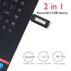 Nieuwe Mini 8 GB USB Pen Digitale Audio Voice Recorder 70 UUR OPNAME 384KBPS Zwart Kleur Groothandel Prijs Gratis Verzending