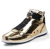 2020 Дешевые Корейский Модный Модный Дизайнер S Обувь Серебряное Золото Черный Блестящий Яркий Мистер Стильный Красный Ковер Предпочтительнее Качество Обувь
