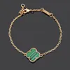 Bracciale con pendente mini fiore di alta qualità nuovo arrivo con pietra naturale per regalo di gioielli regalo di nozze da donna9876490