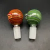 US Color Wig Wag Glass Bowl 14mm 18mm Male Heady Glass Bowl Bong Bowl Piece Smoking Accessories For Tobacco Glass Bong Water Pipes