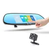 Smart Car DVR Camera Daul Lens Auto Video Recorder Full HD 1080P 7 Inch Touch Screen Rear View Mirror Dash Cam Russian Version1312390