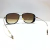 James Tart 399 Designer Sunglasses Suqare Unisex Fashion PawpawプレートメタルコンビネーショントレンドAvant-GardeスタイルUV400レンズサングラス