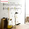 note di musica adesivi da parete