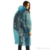 DHL Ship In stock! One-time Raincoat Hot Disposable PE Raincoats Disposable Poncho Rainwear Travel Rain Coat Rain Wear