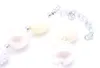 Filles Enfants Perles Blanches Chunky Collier Pour Bébé Enfant Bubblegum Chunky Collier Bijoux Faits À La Main Accessoires Nouveau