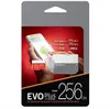 Лучшие продажи Black Red Evo Plus U3 256 ГБ 32 ГБ 64 ГБ 128 ГБ TF SD Card C10 SD Adapter Retail Package