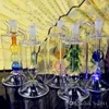 New Multi type floral glass flask Wholesale Glass bongs Oil Burner Glass Water Pipes Oil Rigs Smoking Rigs