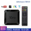 X96Qスマートアンドロイド10.0テレビボックスAllWinner H313クアッドコア2GB 16GBサポート4K X96 Qセットトップボックスメディアプレーヤー