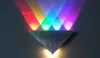 5W Triangel LED Vägglampa Sconces Spegellampa Bakgrundsbelysning Dekorativ Llight LED-korridor Ljus Energibesparing LED-lampa