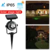 2019 New Solar Garden Party Lights Landscape Path Yard Rotating Projection Projection Lamp