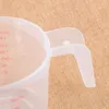 250/500/1000ml High Quality Plastic Measuring Cup Clear Scale Show Transparent Mug +Handle Pour Spout 3 sizes Measuring Device LZ1697