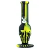 Hookahs 11.8'' two segments skull design silicone water pipes bongs smoking shisha hookah oil rig tobacco pipe