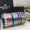 Bracelet en titane avec ouverture du compteur de vitesse, cadran numérique Hiphop, tendance européenne et américaine, pour hommes et femmes, accessoire Water Ghost4233541