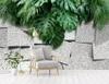 wall paper mural 3d plant 3 d wallpaper for walls custom mural wallpaper for bedroom walls 3d