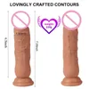 sex massager7 pouces gode G Spot stimuler la sensation de peau Silicone Sex Toy femme grand réaliste avec ventouse doux pénis Masturbation Y19062802