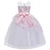 2019 vestido da menina primeira comunhão para a menina crianças elegante princesa casamento flor menina vestido bebê criança roupas traje do bebê vestido t22162871