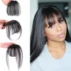 Fashion One Piece Hair Clip In Hair Bangs / Full Fringe / Hair Extensions för Women 5 Färger