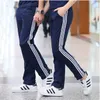 leisure time sports pants trousers lovers fund men and women three bar bar pants cottonpadded trousers