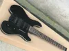 Factory Custom Headless Electric Guitar with Black Hardware,Black Binding,SSH Pickups,can be customized