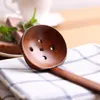 New Wooden Tableware Soup Spoon Japanese Ramen Wooden Long Handle Colander Hot Pot Spoon Practical and Durable LX6473