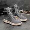 Venda quente-AR de deus Top Militares Sneakers Hight Army Boots Homens e Mulheres Fashion Shoes Martin Boots 38-45