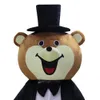 2019 offre spéciale costume de mascotte ours en peluche noir joli costume de mascotte ours pour déguisement d'halloween