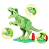 Dinosaur Model Toys 12pcs Jurassic World Park Movie Triceratops Tyrannosaurus Model Building Blocks Kids Toys Novelty Items christmas gifts