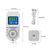 12 가지 모드 통증 완화를위한 4 개의 전극 패드가있는 Tens Machine Unit 펄스 마사지 EMS 근육 자극 Tens Electroestimulador