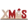 لوازم عيد الميلاد الساخنة خشبي رسائل الحلي سطح المكتب مخزن عيد الميلاد الديكورات الخشبية ديكور المنزل الحلي عيد الميلاد سنو نويل عيد الميلاد A07