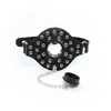 Bondage Faux Leather Slave Harness Studs Gag Fetish Open Bouth Restries #R25