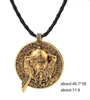 W14 VINTAGE ODIN WARRIOR AVEC RAVEN PENDANTS NORDIC Runes Charme Viking Amulet Collier religieux264J