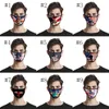 Jour de l'indépendance 3D anti-poussière mode imprimé tissu de soie de glace lavable visage mas universel pour hommes et femmes drapeau américain masque livraison gratuite