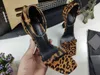 2019Consegna gratuita di scarpe di marca famose da donna Moda 100% pelle Bottoni da cucire Sandali da donna Shopping Banchetto Scarpe da donna col tacco alto 3